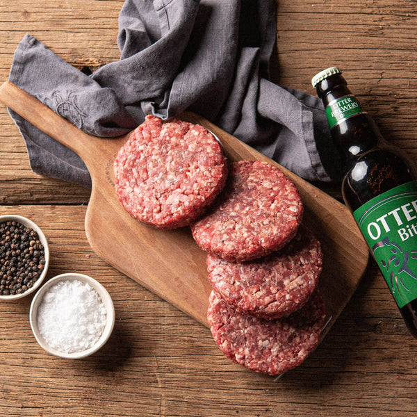 Darts Farm Beef Steak Burgers (x4) (GF)