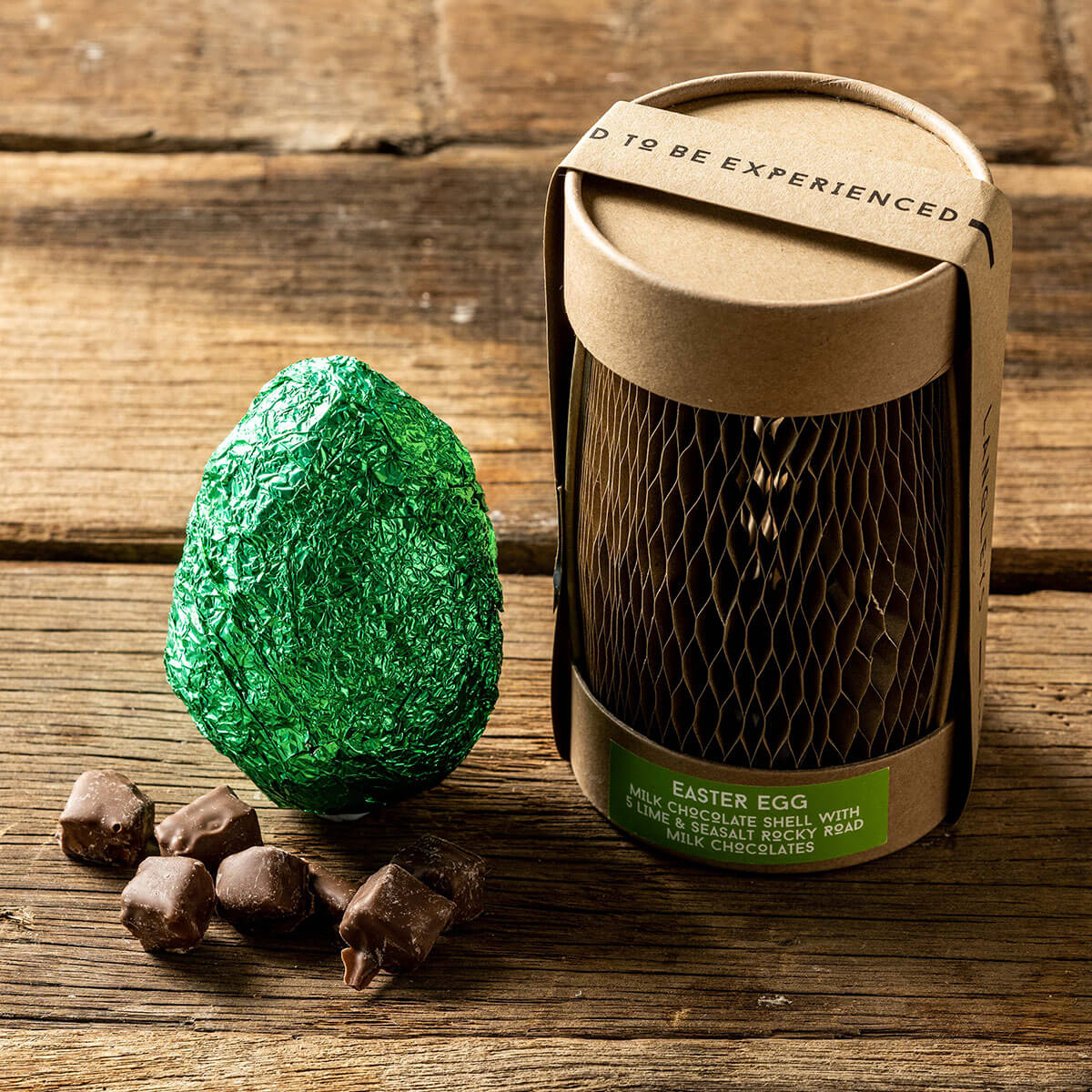Darts Farm Langley's Milk Chocolate Easter Egg with Lime & Sea Salt
