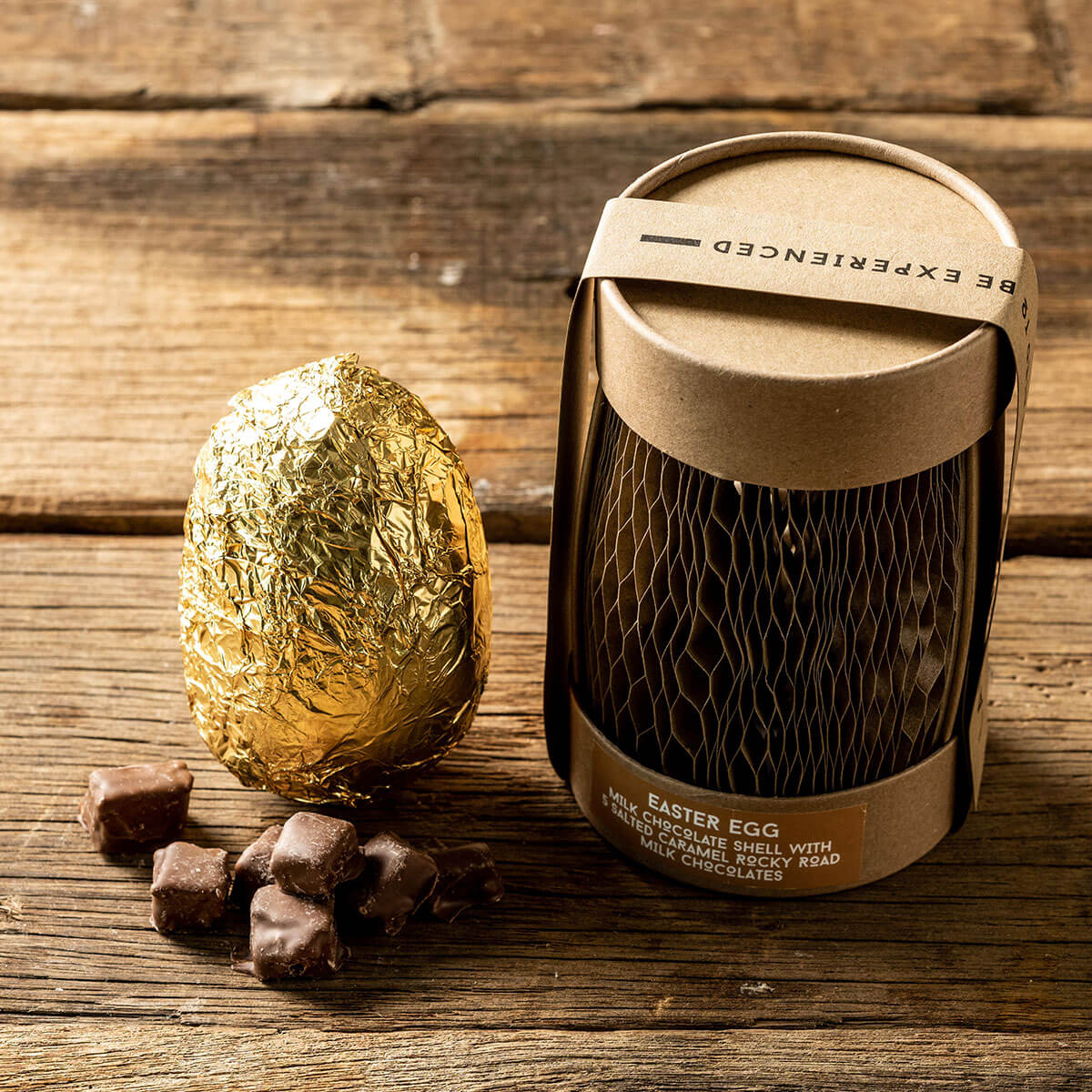 Darts Farm Langley's Milk Chocolate Easter Egg with Salted Caramel